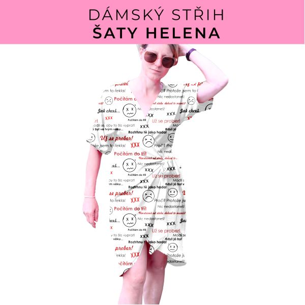Dámský střih na šaty  Helena