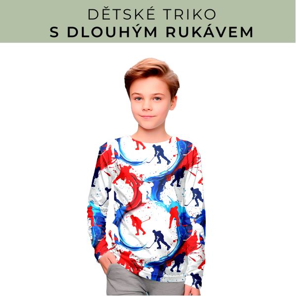 DĚTSKÝ střih - triko dlouhý rukáv