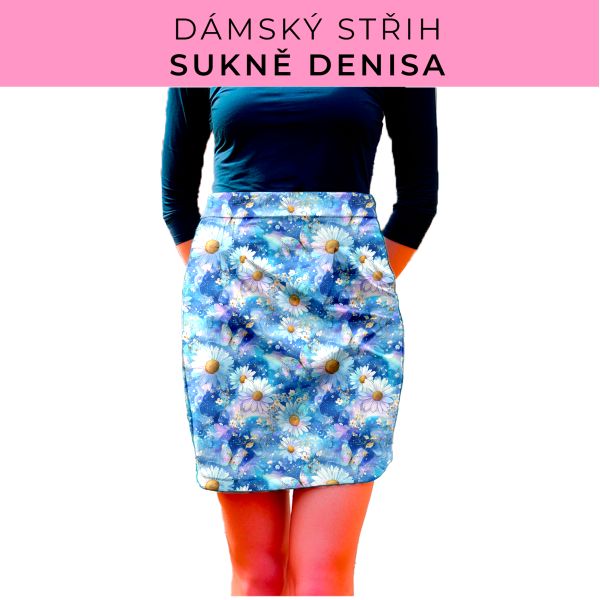 Dámský střih - Dámská sukně Denisa