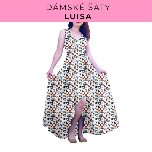 DÁMSKÝ střih - šaty Luisa