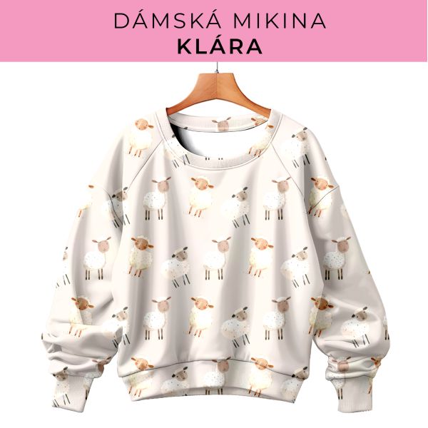 DÁMSKÝ střih - mikina Klára