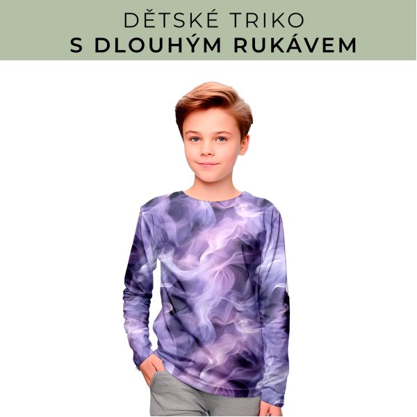 DĚTSKÝ střih - triko dlouhý rukáv