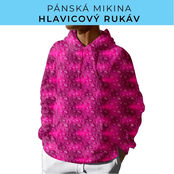 PÁNSKÝ střih - mikina s kapucí