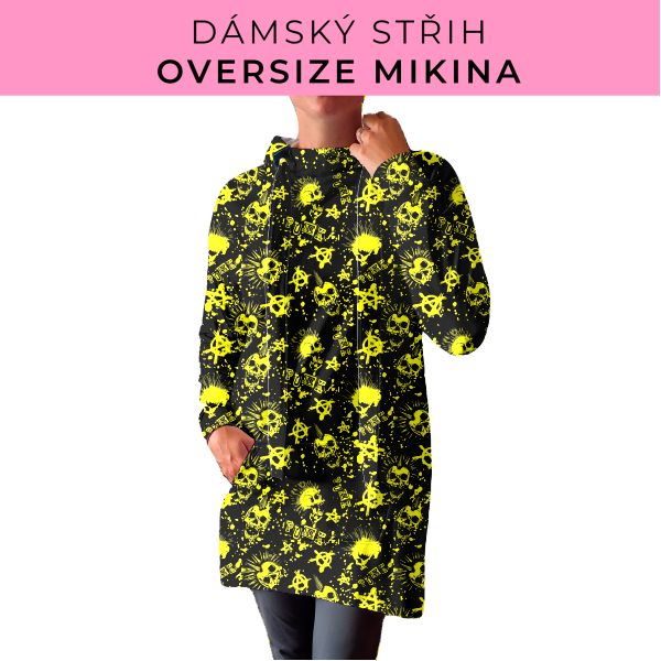 DÁMSKÝ střih - Oversize mikina