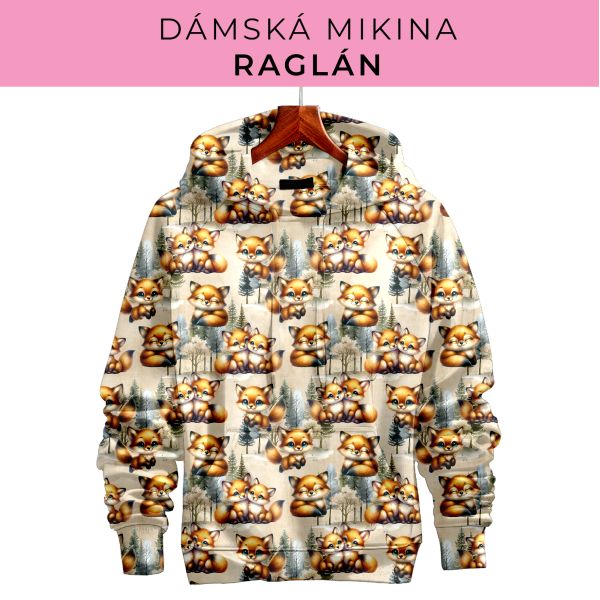 DÁMSKÝ střih - mikina raglán