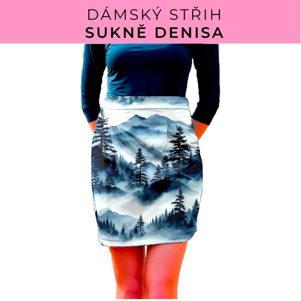 Dámský střih - Dámská sukně Denisa