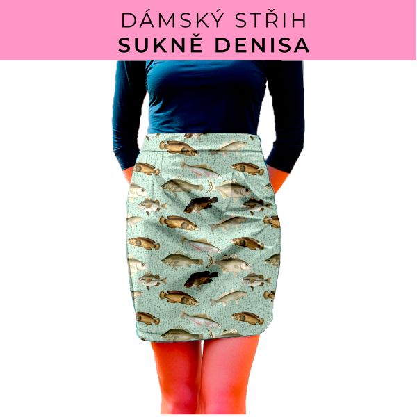 Dámský střih - Dámská sukně Denisa