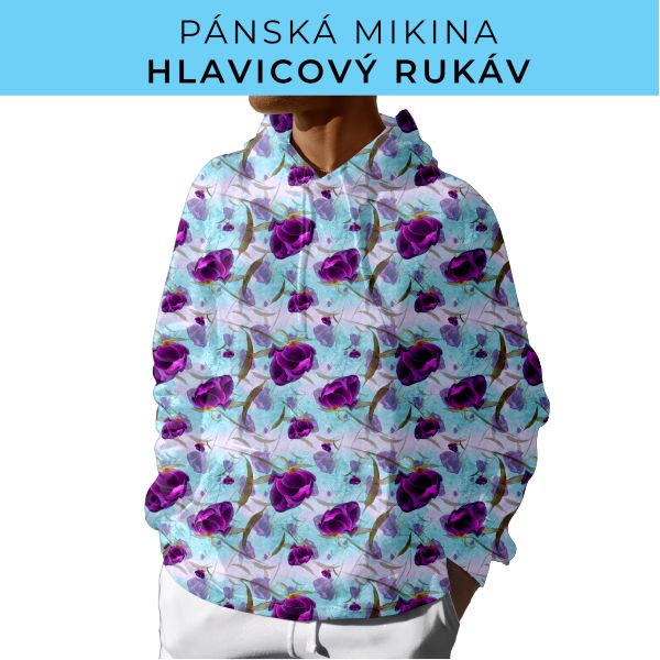 PÁNSKÝ střih - mikina s kapucí