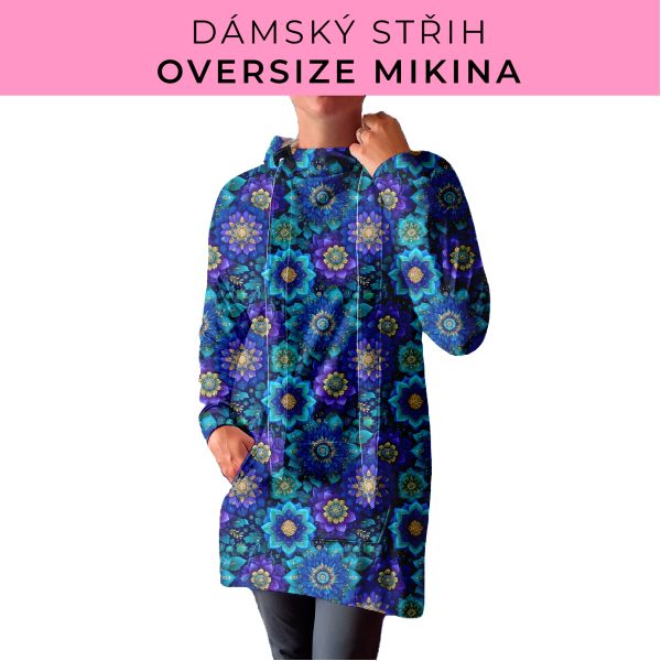 DÁMSKÝ střih - Oversize mikina