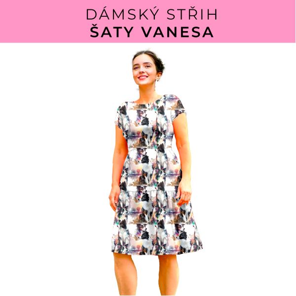 Dámský střih šaty Vanesa