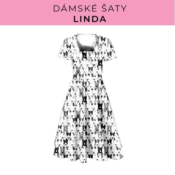 DÁMSKÝ střih - šaty Linda