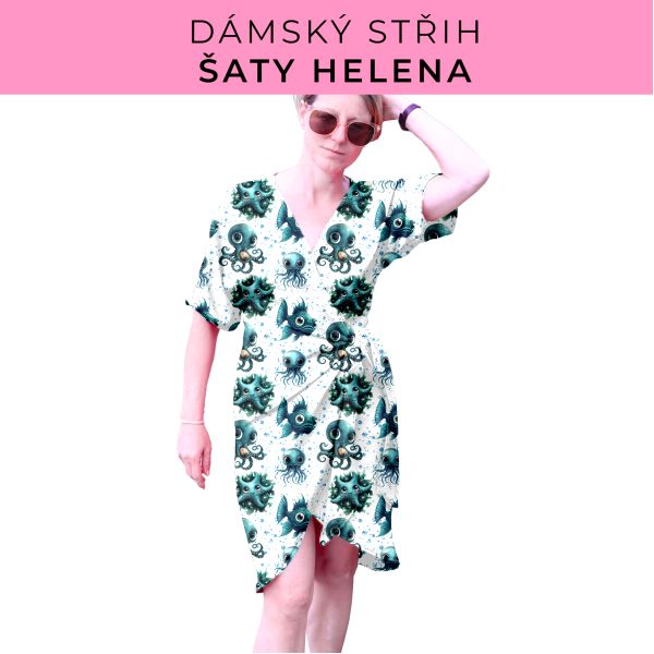 Dámský střih na šaty  Helena