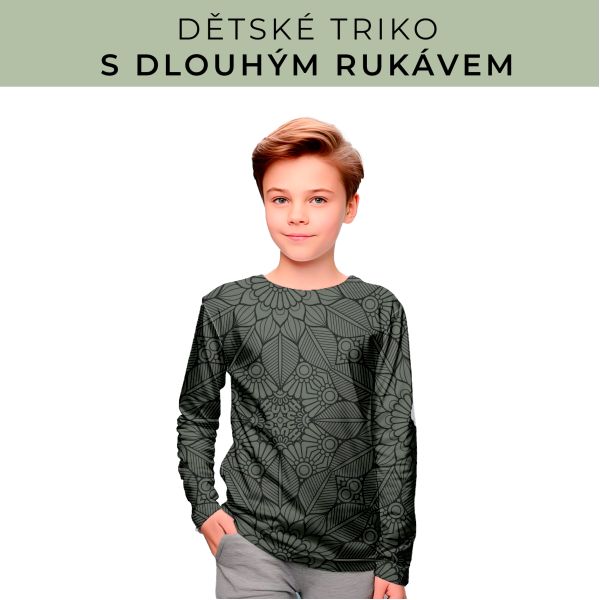DĚTSKÝ střih - triko dlouhý rukáv