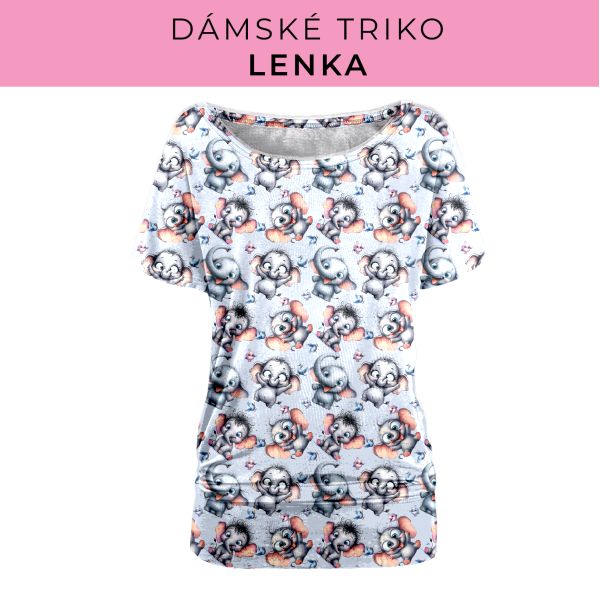DÁMSKÝ střih - Triko Lenka