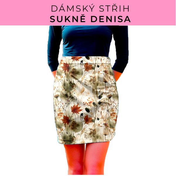 Dámský střih - Dámská sukně Denisa