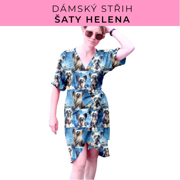 Dámský střih na šaty  Helena
