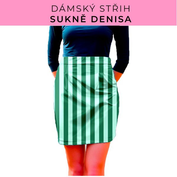 Dámský střih - Dámská sukně Denisa