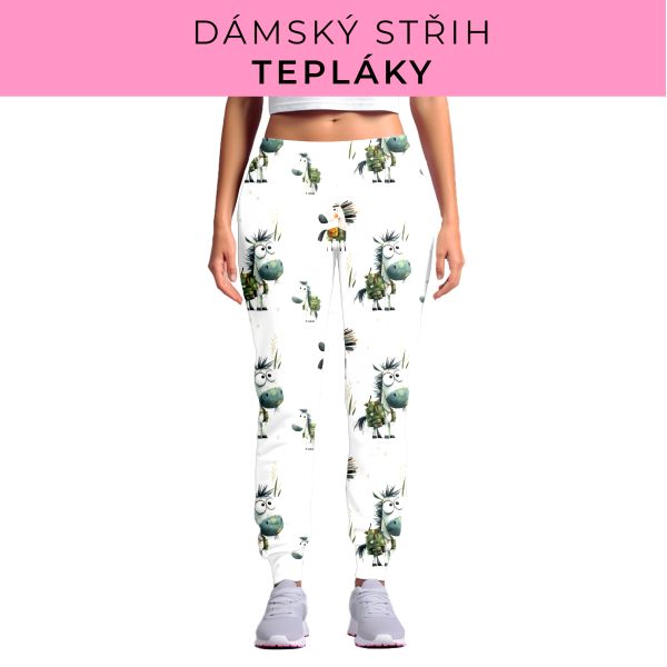 DÁMSKÝ střih - tepláky