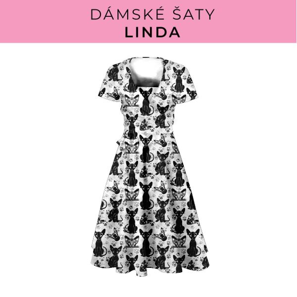 DÁMSKÝ střih - šaty Linda