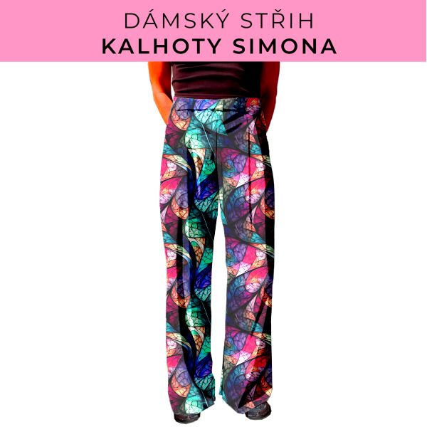 Dámský střih - kalhoty Simona