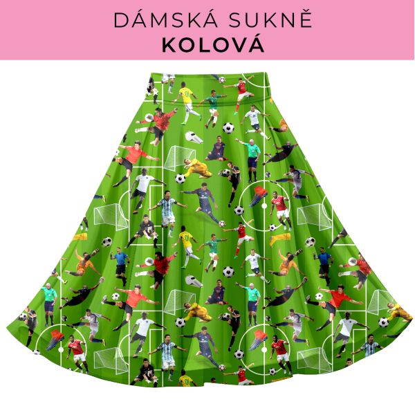DÁMSKÝ střih - Kolová sukně