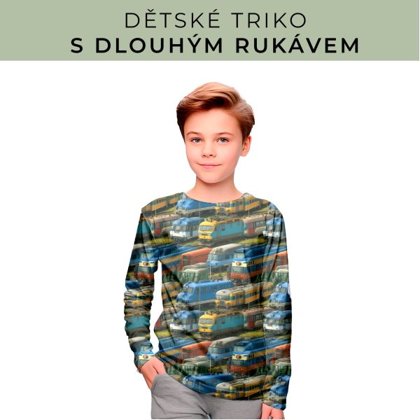 DĚTSKÝ střih - triko dlouhý rukáv
