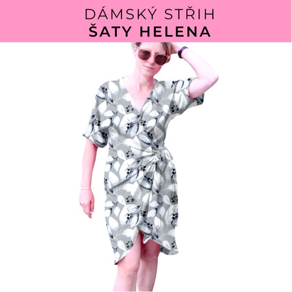 Dámský střih na šaty  Helena
