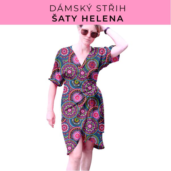 Dámský střih na šaty  Helena