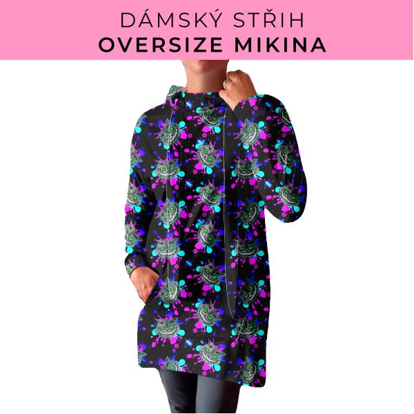 DÁMSKÝ střih - Oversize mikina