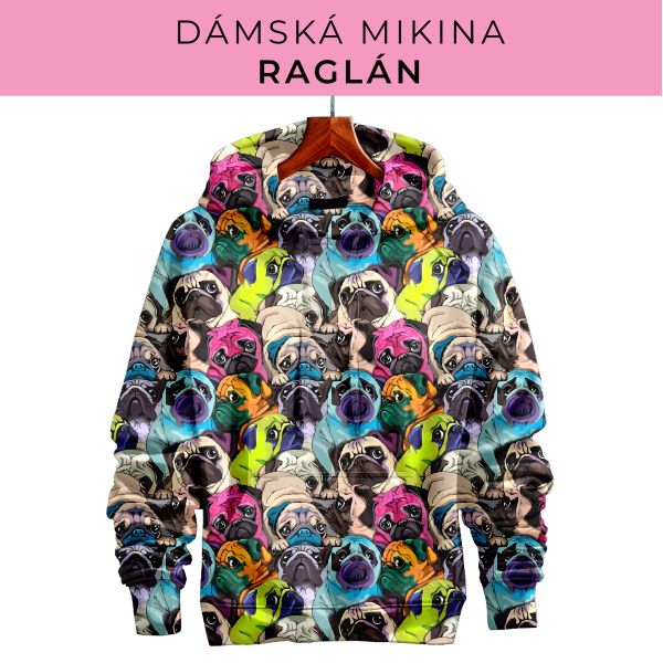 DÁMSKÝ střih - mikina raglán