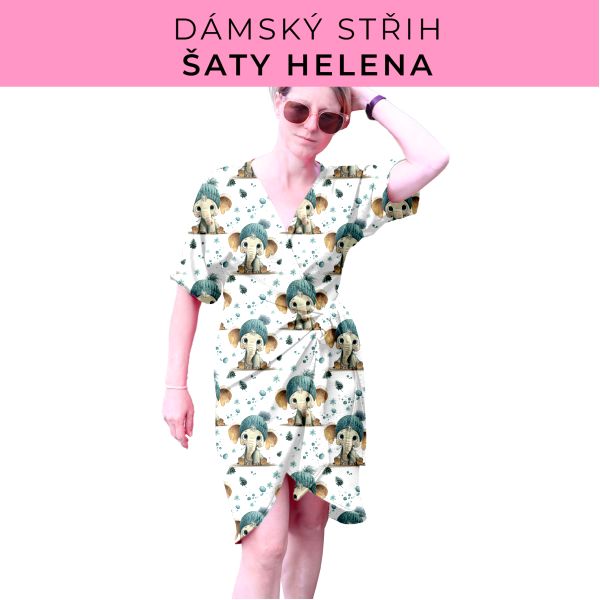 Dámský střih na šaty  Helena