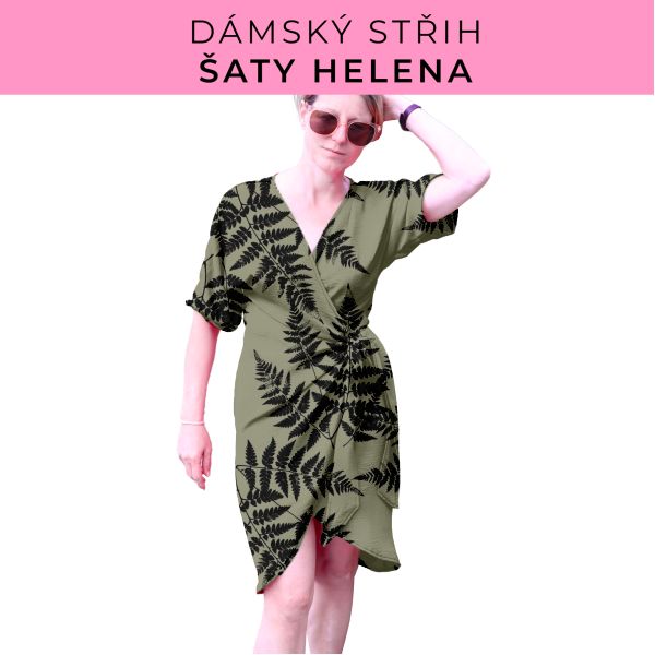 Dámský střih na šaty  Helena