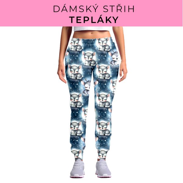 DÁMSKÝ střih - tepláky