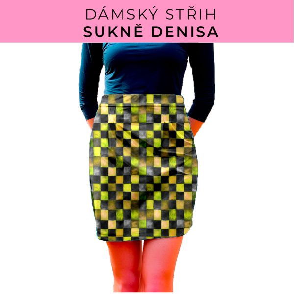 Dámský střih - Dámská sukně Denisa
