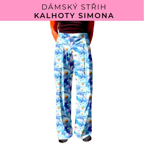 Dámský střih - kalhoty Simona