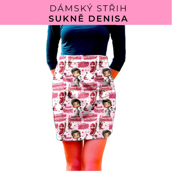 Dámský střih - Dámská sukně Denisa