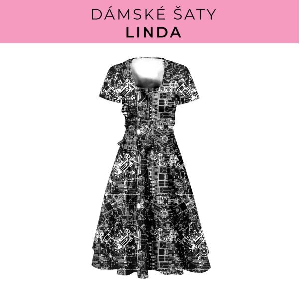 DÁMSKÝ střih - šaty Linda