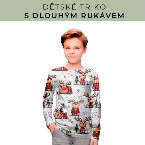DĚTSKÝ střih - triko dlouhý rukáv