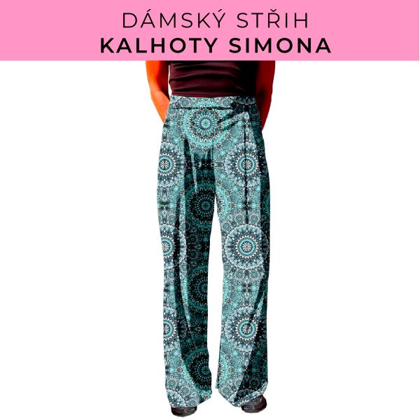 Dámský střih - kalhoty Simona