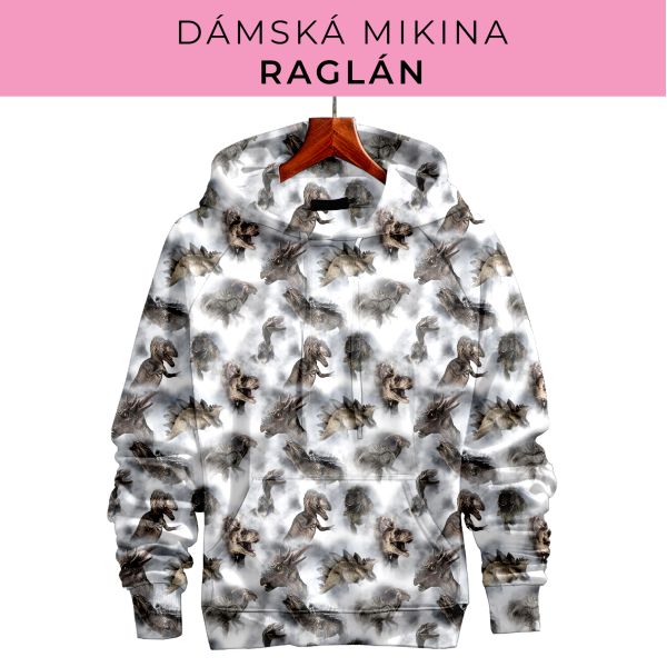 DÁMSKÝ střih - mikina raglán