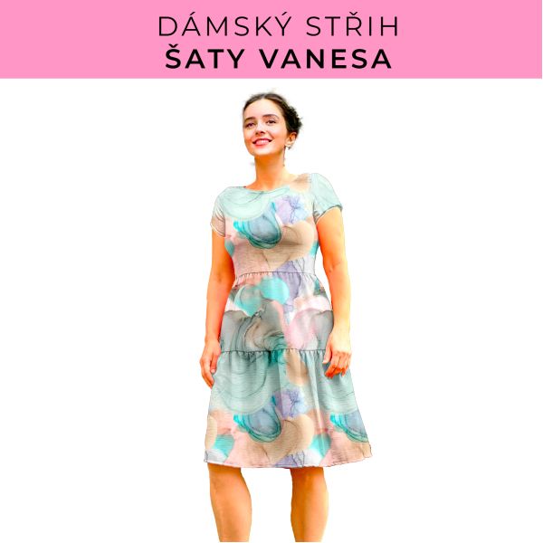 Dámský střih šaty Vanesa