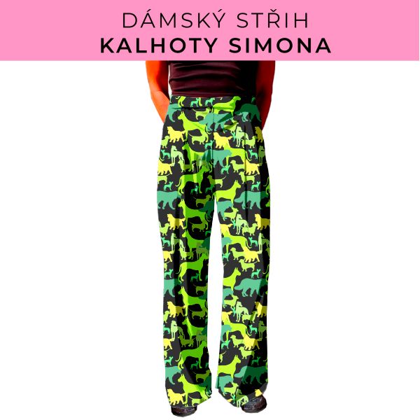 Dámský střih - kalhoty Simona