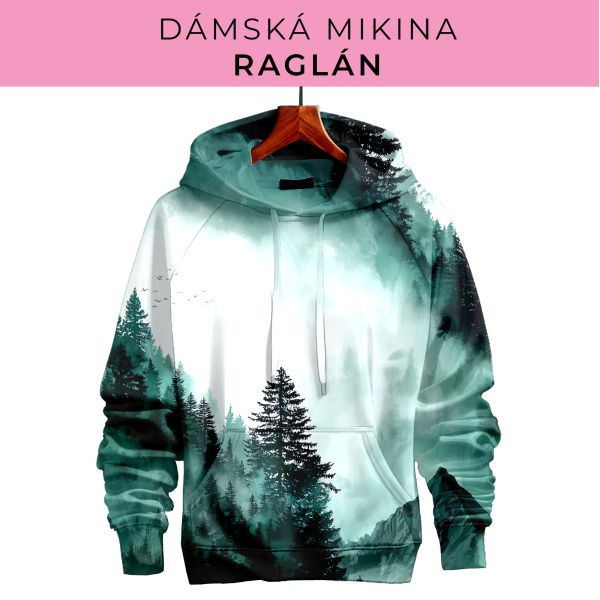 DÁMSKÝ střih - mikina raglán