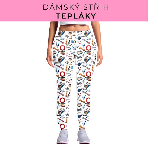 DÁMSKÝ střih - tepláky