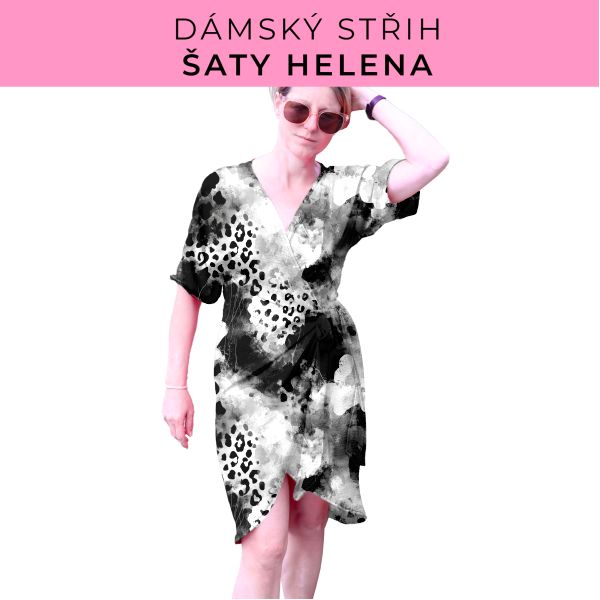 Dámský střih na šaty  Helena