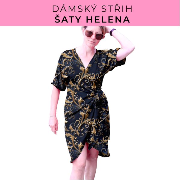 Dámský střih na šaty  Helena