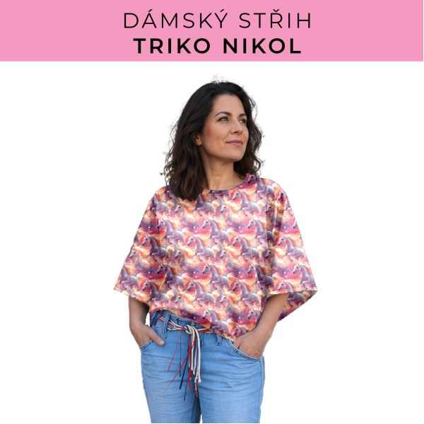 Dámský střih -  triko Nikol
