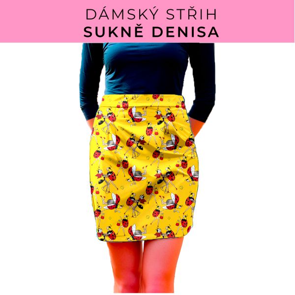 Dámský střih - Dámská sukně Denisa