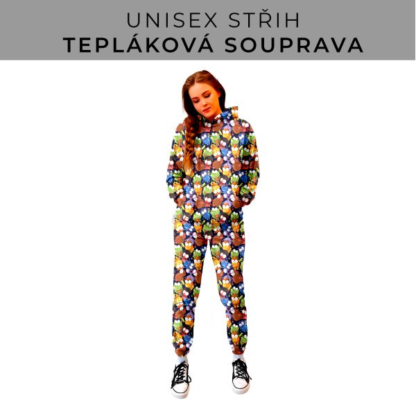 DÁMSKÝ střih - SET mikina a tepláky 