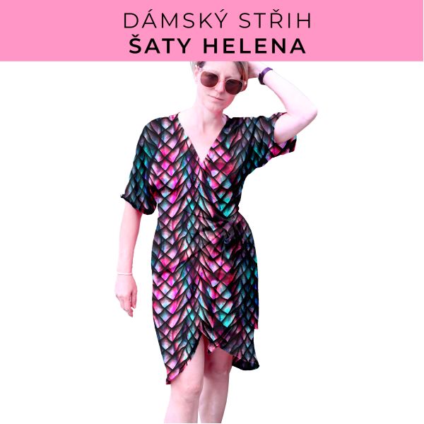 Dámský střih na šaty  Helena